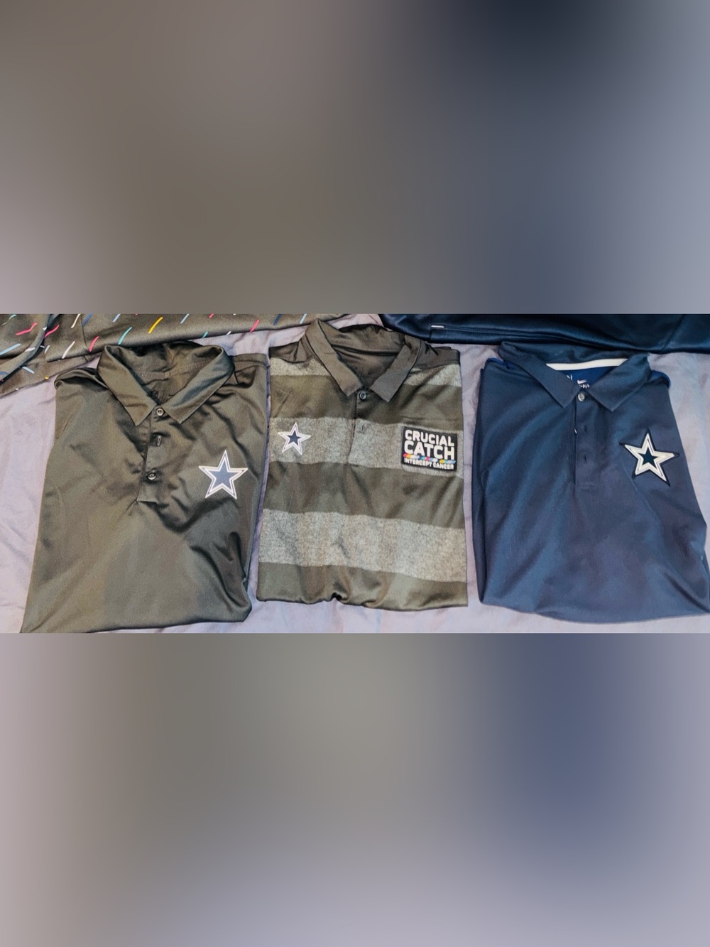 NFL Dallas Cowboys Nike Drifit Men's Lot Of 3 tops ALL ALMOST NWOT